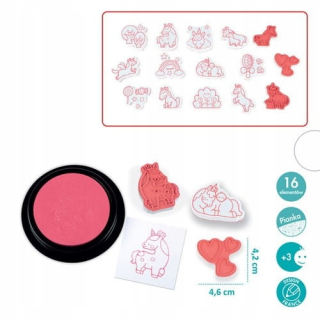 Pečiatky pre deti - Sada Creative Známky Unicorn, Janod