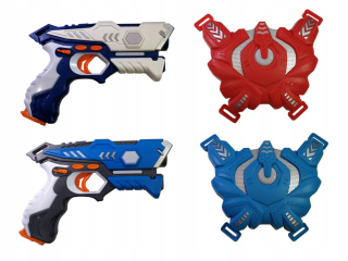 Pištoľ pre deti - Sada laserových pištolí na hranie paintballu