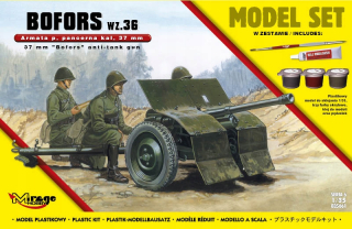 Modelová sada Armata Bofors, wz.36