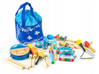 Hudobná súprava 16 nástroje + ECOTOYS taška
