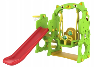 Záhradná šmýkačka Set Dino Swing