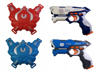 Pištoľ pre deti - Laser paintball set s štítom hry pre deti