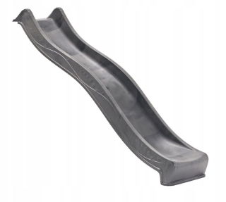 Šmykľavka - Slide Slide 2,5m Belgická kvalita - sivá