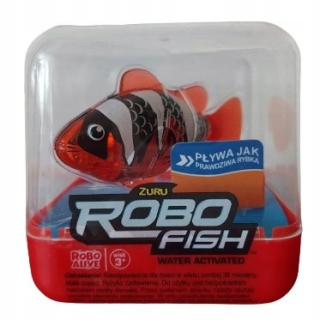 Hračka do vody - Zuru ROBO FISH Plávajúca rybacia ryba - ČERVENÁ