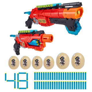 Detská zbraň - Zuu X-SHOT Dino Útok 48 Arrows Super Hit Novinka