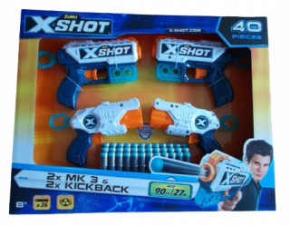 Zuu X Shot Kit X-shot Spätný ráz MK3 šípky 8+