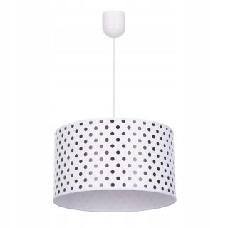 Luster do detskej izby - Detský luster čierne bodky na bielom 0204