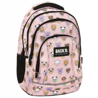 Záložný viackomorový školský batoh Shades of pink, Multicolor 26 l