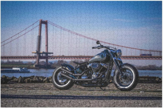 Vtipné a stresujúce puzzle Harley Motorcycle 1000 PCS