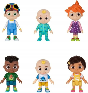 Rozprávková postavička - Anime jojos rodina cocomelon bábika ornament set