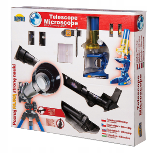 Astronomická Lunette Teleskop a mikroskop Set