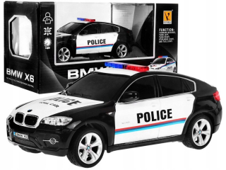 Auto na diaľkové ovládanie - automobil BMW X6 diaľkovo ovládané policajné R / C