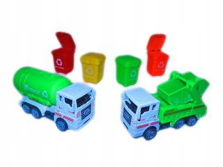 Kovový odpadový tanker s hlavňou