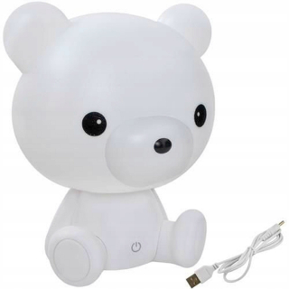 Nočná lampa do detskej izby - Veľká 25cm nočná lampa Teddy Bear SDM LED 3 Režimy Lampa