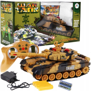 Auto na diaľkové ovládanie - VEĽKÁ DÁLKOVÁ TANK TANK tanková bitka
