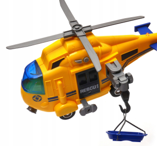 Helikoptéra - Big záchranný vrtuľník DJ svetlo. navijak