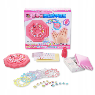 Girl make-up hračka DIY nálepka