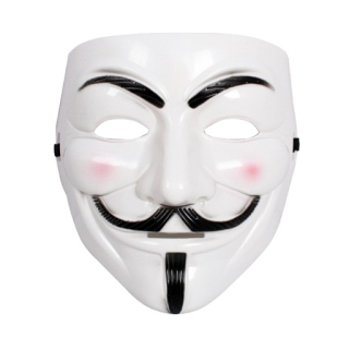 Balóny na párty - Horror Face V-Word Mask maskovacie Maniac Hacker