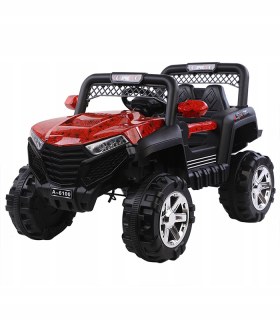 Auto červené, viacfarebné, zelené