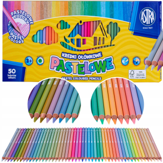 Astra pastelky ceruzkové 50 ks.