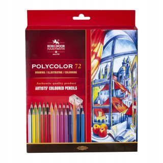 Ceruzkové pastelky Koh-I-Noor 72 ks.