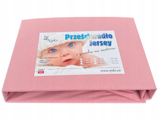 Obliečka 100x200 bavlnený džersej s gumičkou 01