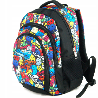 Školský batoh - yeepSport S114dx školský batoh kreslený zábavný