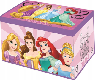 Detský sedací vak - pufa - Kontajnerová box princezná princezná POFA DISNEY