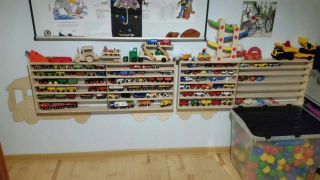 Polica do detskej izby - Police na Resoraki Mega Natural Wood 225cm