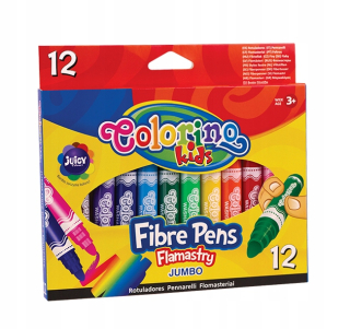 Fixky hrubé fixky, hrubé fixky do školy Colorino hrubé fixky pre deti, sada fixiek 12 ks.