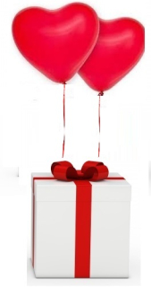 Balóny na párty - Box s balóniky na Hel Balloon Post darček