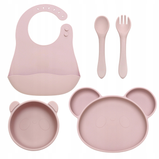 5× súprava Gigi Kids, ružový silikón
