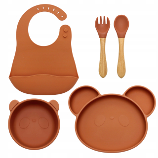 5× sada silikónového riadu Gigi Kids