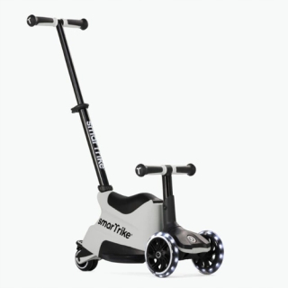 SmarTrike Scooter – 4v1 Xtend Scooter + Ride-on Cool Grey