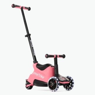 SmarTrike Scooter – 4v1 Xtend Scooter + Ride-on Salmon Pink