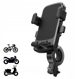 Borofónový držiak na bicykel čierny