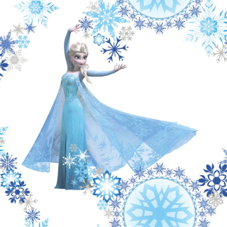 Tapeta do detskej izby - Tapeta Land ľadu Frozen Disne Queen Queen