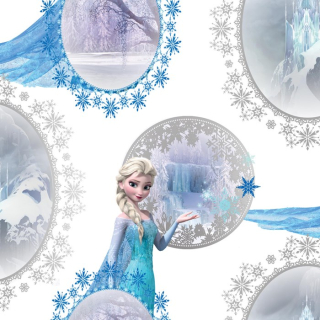 Tapeta do detskej izby - Tapety spolkovej krajiny Ice Frozen Disney ľadovej zrkadlo
