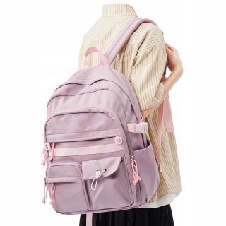Viackomorový školský batoh Shades of purple 20 l