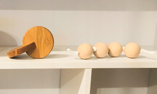 Hrkálka, chrastítko - Montessori Kit Rotačný disk a EKO Pearls
