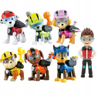 Rozprávková postavička - Sada PSI PATROL 7 kusov Figurines