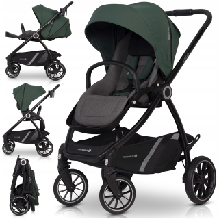 ĽAHKÝ CROX PARTNER, DIVERZITEĽNÉ SEDADLO, PREDNÁ CHRBTA, VEĽKÉ KOLESÁ 0-22KG