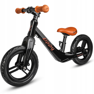 Bergen Zippy 12" balančný bicykel hnedá, čierna