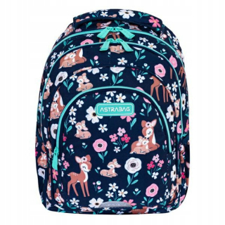 AstraBag viackomorový školský batoh Shades of blue 20 l