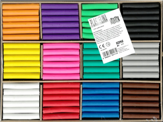 Plastelína Koma-Plast 216 ks.