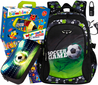 SCHOOL LAYET, SET BATOH pre futbalového fanúšika