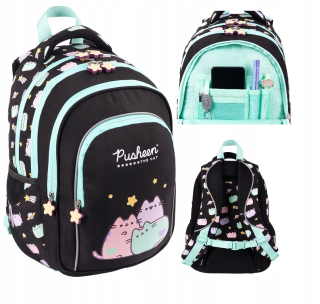 Viackomorový školský batoh Pusheen St. Majewski Multicolored 22 rokov