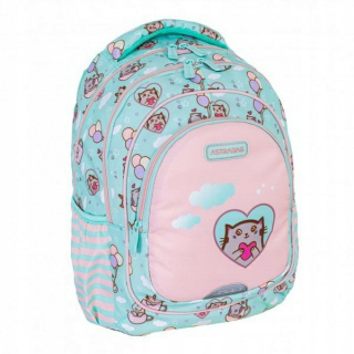 Viackomorový školský batoh AstraBag Multicolor 20 l