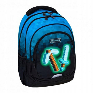 Viackomorový školský batoh AstraBag Multicolor 20 l