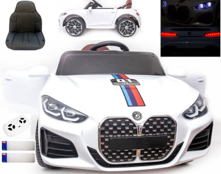 Kabriolet športové auto M4 White, Red